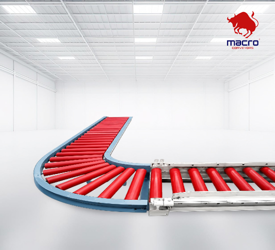 PU Gravity Roller Conveyor - Altair Hearing Centre